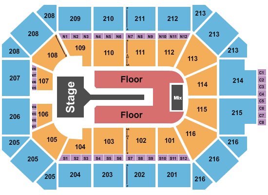 Allstate Arena Florence + The Machine Seating Chart